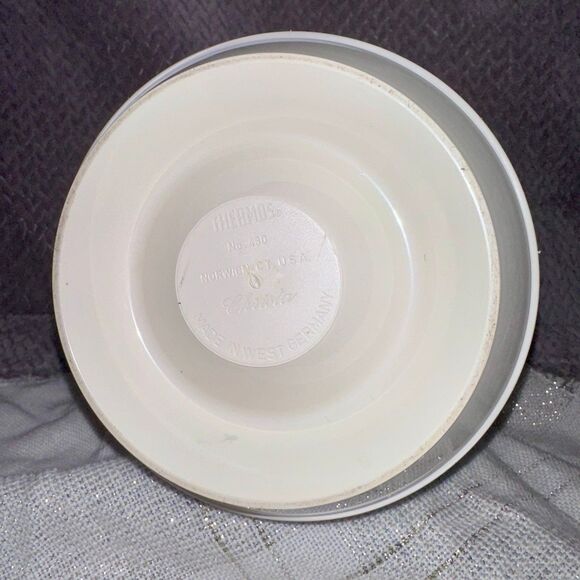 Vintage Christa Coffee Carafe Pink Glass Liner Floral Thermos 32oz West Germany - Picture 7 of 12